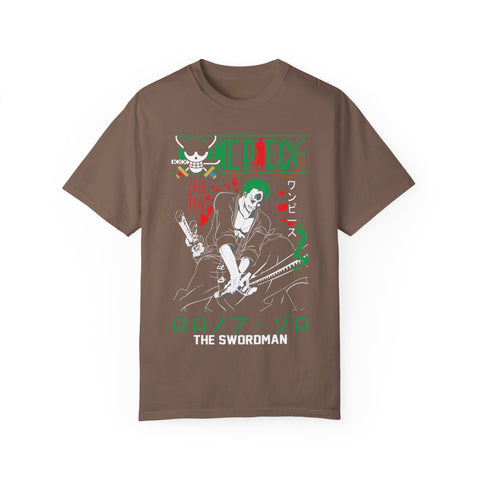 One Piece Swordman Unisex Garment-Dyed T-Shirt