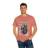 Unisex Skull and Leaves Graphic T-shirt - 'Sorry I'm Stoned 420'