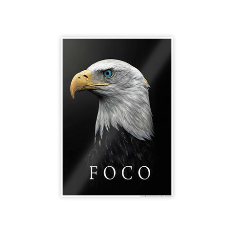 Eagle Focus Gloss Poster - Inspirational Wall Art for Home and Office