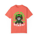 Unisex Garment-Dyed T-shirt - 'I Have More Senpai' Graphic Tee