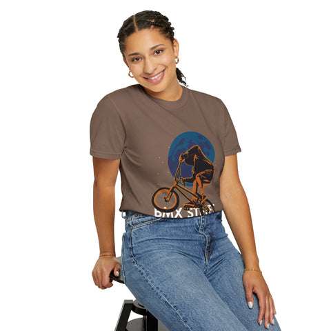 BMX Style Freestyle Unisex Garment-Dyed T-Shirt