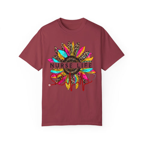 Nurse Life Unisex Garment-Dyed T-Shirt | Perfect Gift for Healthcare Heroes