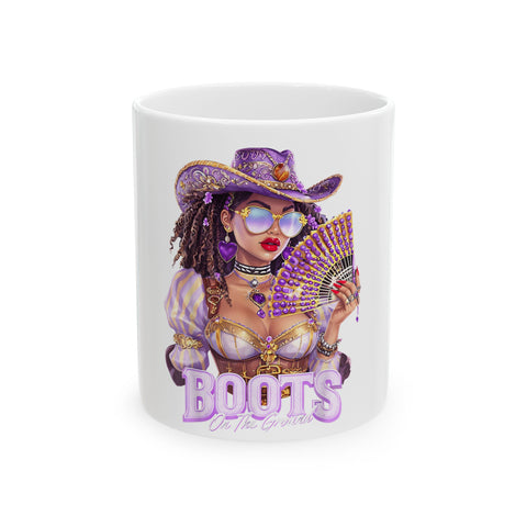 Vibrant Art Ceramic Mug - 11oz & 15oz, Perfect for Coffee Lovers and Gift Giving