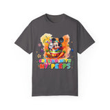 Chilling With My Peeps Unisex Garment-Dyed T-shirt | Fun Easter Graphic Tee