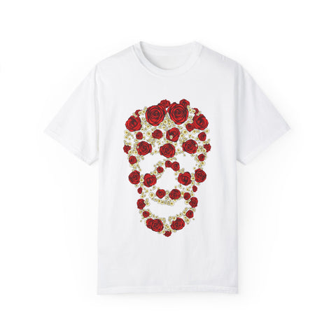 Floral Skull Unisex T-Shirt - Stylish Casual Wear for Creative Souls
