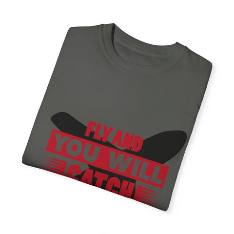 Catch the Swallow T-Shirt - Unisex Garment-Dyed Tee for Adventurers