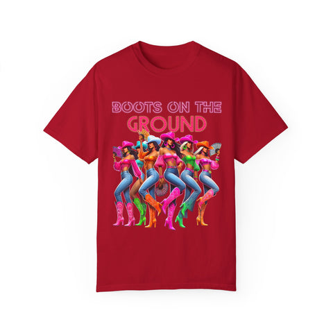 Boots on the Ground Unisex T-Shirt - Fun & Vibrant Graphic Tee for Fashion Lovers