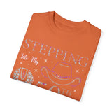 50th Birthday T-Shirt - Stepping Into My 50th with My Boots on the Ground