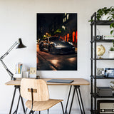 Luxury Car Gloss Poster - Night City Vibe Wall Art