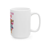 Retro Glam Ceramic Mug - Perfect for Coffee Lovers and Gift Givers!