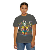 Colorful Bunny Graphic T-Shirt for Fun Occasions