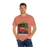 Where Them Fangs At Unisex Garment-Dyed T-shirt - Bold Graphic Tee for Women