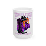 Boots and Blooms Ceramic Mug - Fun & Funky Coffee Cup for Plant Lovers