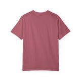 Heart Flower Unisex Garment-Dyed T-shirt - Symbol of Love and Strength