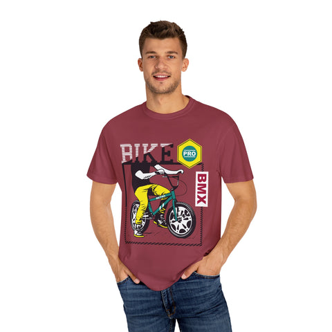 BMX Pro Unisex Garment-Dyed T-shirt - Perfect for Cycling Enthusiasts