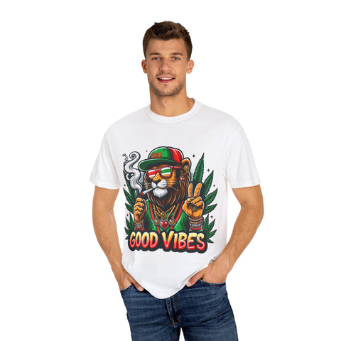 Good Vibes Unisex Garment-Dyed T-Shirt
