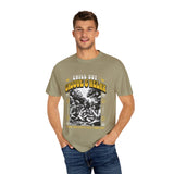 Chill Out Groove & Relax Unisex Garment-Dyed T-Shirt | Vintage Hippie Style