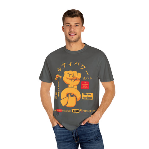 Unisex Luffy Power Graphic T-Shirt - King of Pirates Design