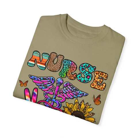 Colorful Nurse Graphic T-Shirt – Perfect for Healthcare Heroes