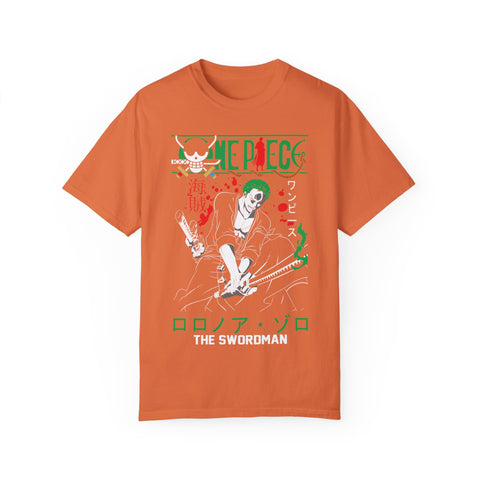 One Piece Swordman Unisex Garment-Dyed T-Shirt