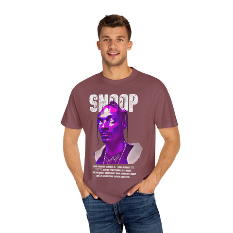 Vintage Snoop Dogg T-Shirt - Unisex Garment-Dyed Tee for Music Fans