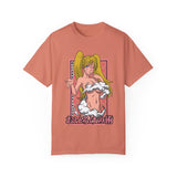 Anime-Inspired Unisex Garment-Dyed T-Shirt - Playful Manga Design