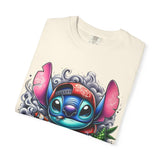 Colorful Stitch Graphic T-Shirt - Unisex Tie-Dye Style for Relaxed Vibes