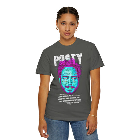 Posty Unisex Garment-Dyed T-shirt | Vibrant Vintage Style Tee for Music Lovers