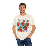 Nurse Life Unisex Garment-Dyed T-Shirt – Colorful Medical Graphic Tee