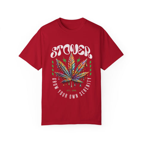Unisex Garment-Dyed T-Shirt - "Grow Your Own Serenity"