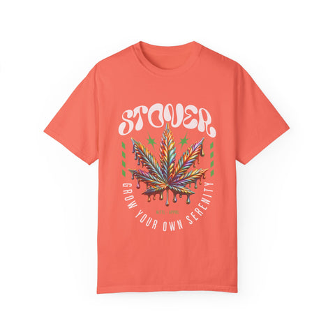 Unisex Garment-Dyed T-Shirt - "Grow Your Own Serenity"