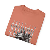 Unisex Skull and Leaves Graphic T-shirt - 'Sorry I'm Stoned 420'