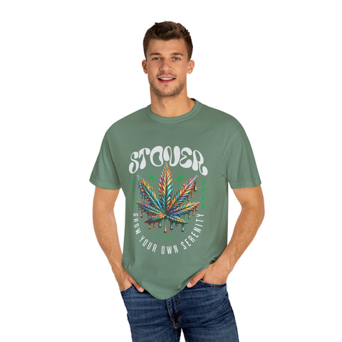 Unisex Garment-Dyed T-Shirt - "Grow Your Own Serenity"
