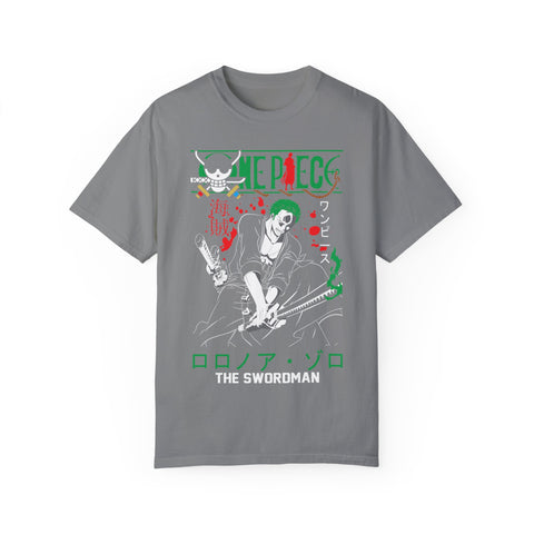 One Piece Swordman Unisex Garment-Dyed T-Shirt