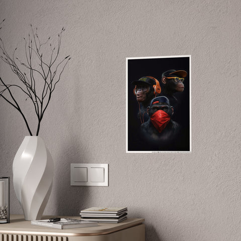Urban Jungle Gloss Posters – Modern Artwork for Trendy Spaces