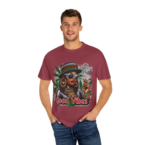 Cool Good Vibes Unisex Garment-Dyed T-shirt