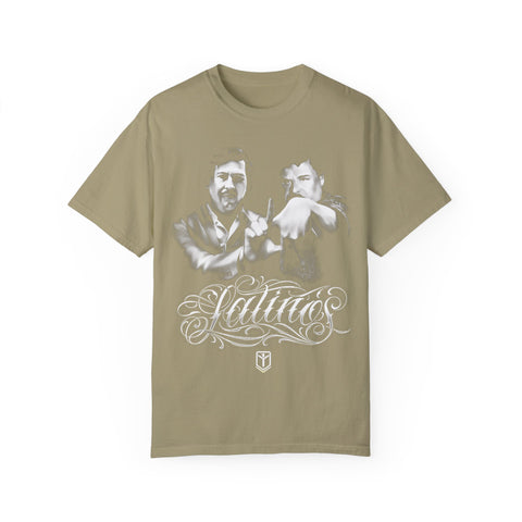 Unisex Garment-Dyed T-Shirt - Vintage Latino Graphic Tee