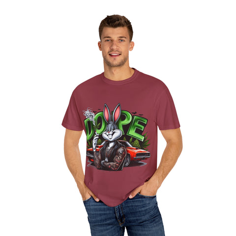 Cool Cartoon Bunny Graphic T-Shirt - DOPE Vintage Style