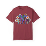 Boho Floral Graphic T-Shirt for Hippie Vibes – Rainbow RN Design