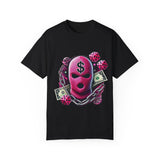 Unisex Garment-Dyed Graphic T-Shirt - Cash Rules Design