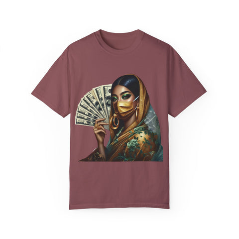 Stylish Woman with Money Graphic Unisex T-Shirt - Trendy Fashion Tee for Everyday Wear