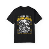 Chill Out Groove & Relax Unisex Garment-Dyed T-Shirt | Vintage Hippie Style
