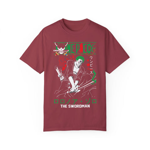 One Piece Swordman Unisex Garment-Dyed T-Shirt