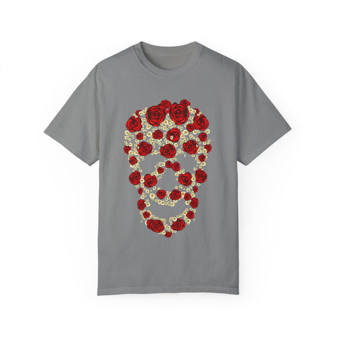 Floral Skull Unisex T-Shirt - Stylish Casual Wear for Creative Souls