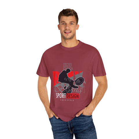 Freestyle BMX Unisex Garment-Dyed T-shirt