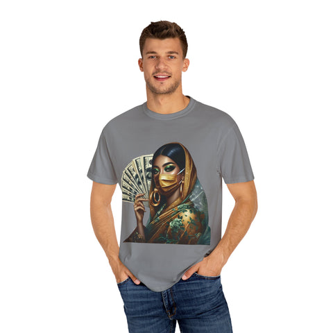 Stylish Woman with Money Graphic Unisex T-Shirt - Trendy Fashion Tee for Everyday Wear