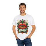 High Vibes Unisex Garment-Dyed T-Shirt