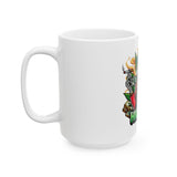 High AF Skeleton Ceramic Mug - 11oz & 15oz | Unique Gift for Smokers & Chill Lovers