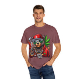 Chill Vibe Bear Unisex T-Shirt - Trendy Streetwear for Cannabis Lovers