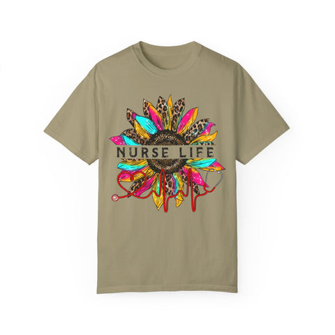 Nurse Life Unisex Garment-Dyed T-Shirt | Perfect Gift for Healthcare Heroes